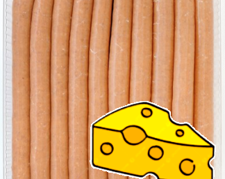 Saucisse de poulet au fromage